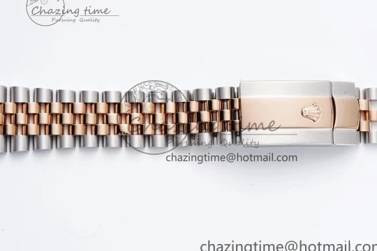 Gray Markers Bracelet Dial 126231 RG 36 DateJust JDF Plated Jubilee 904L RG Steel Roman V2 SS on 1218